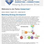 Jon Turino Connections(tm) Newsletter Graphic
